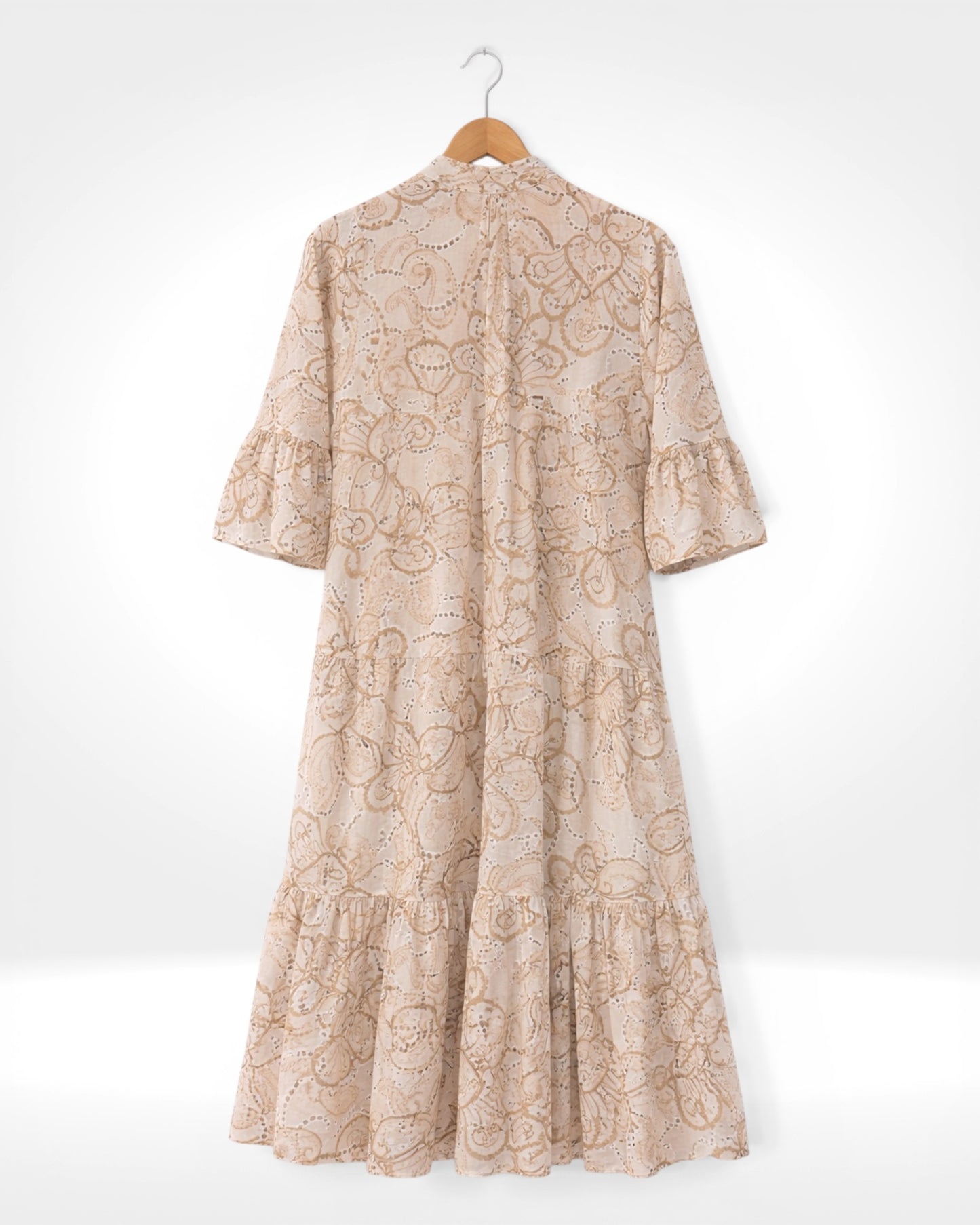 Embroidered Anglaise Tiered Dress