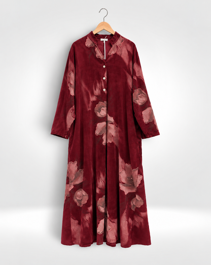 The Luciana Fine Cord Dress