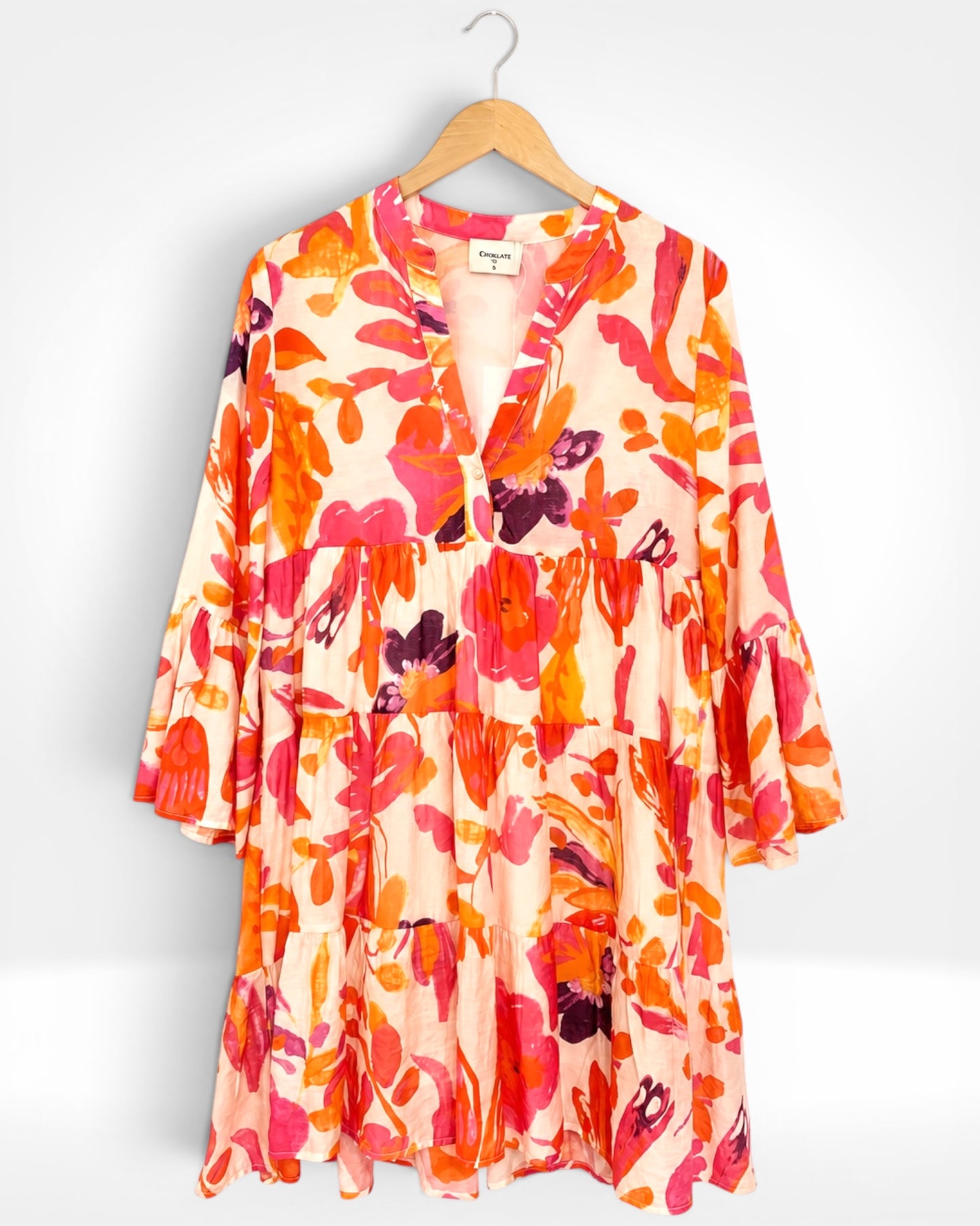 Coral Jardin Mini Dress
