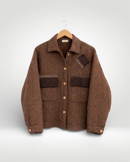Quilted textured Jacket