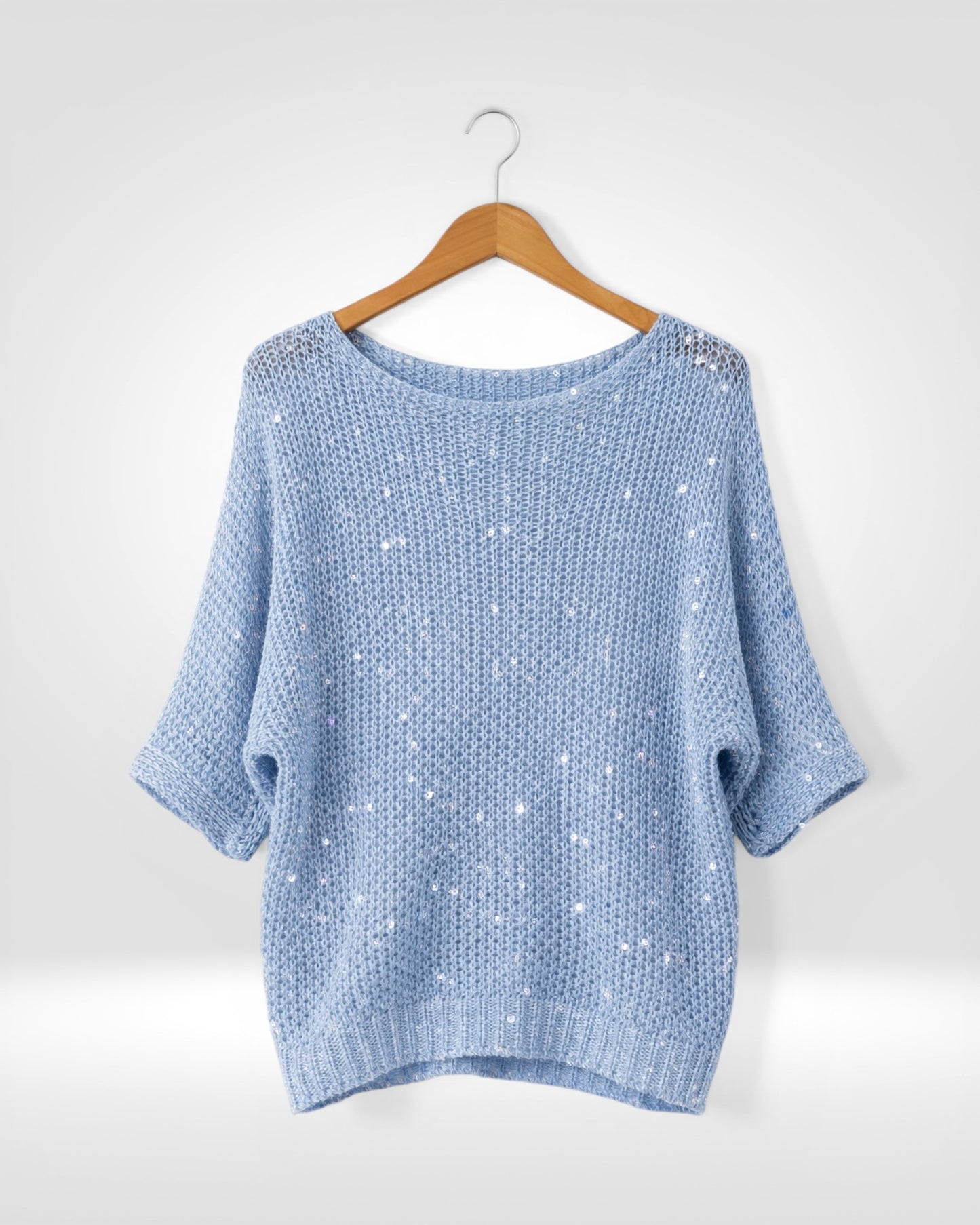 Shimmer Sequin Knit Top