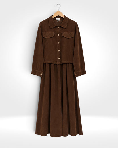 Marlowe Utility Maxi Dress & Jacket Set