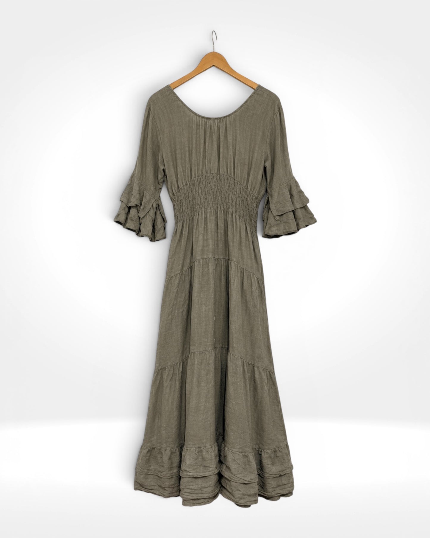 Sienna Linen Maxi Dress