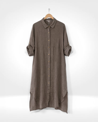 Leinen-Hemdkleid "Essential"