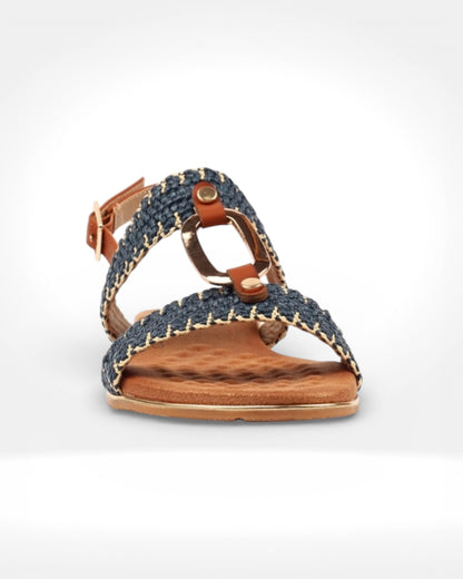 Jules Navy Sandal