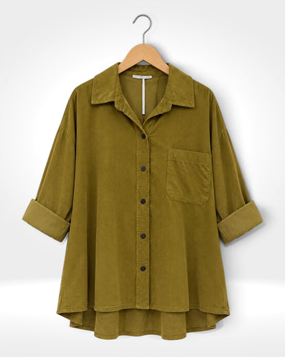 Marlow Fine Needlecord Pocket Shirt