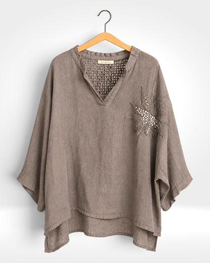 Luna Linen Top