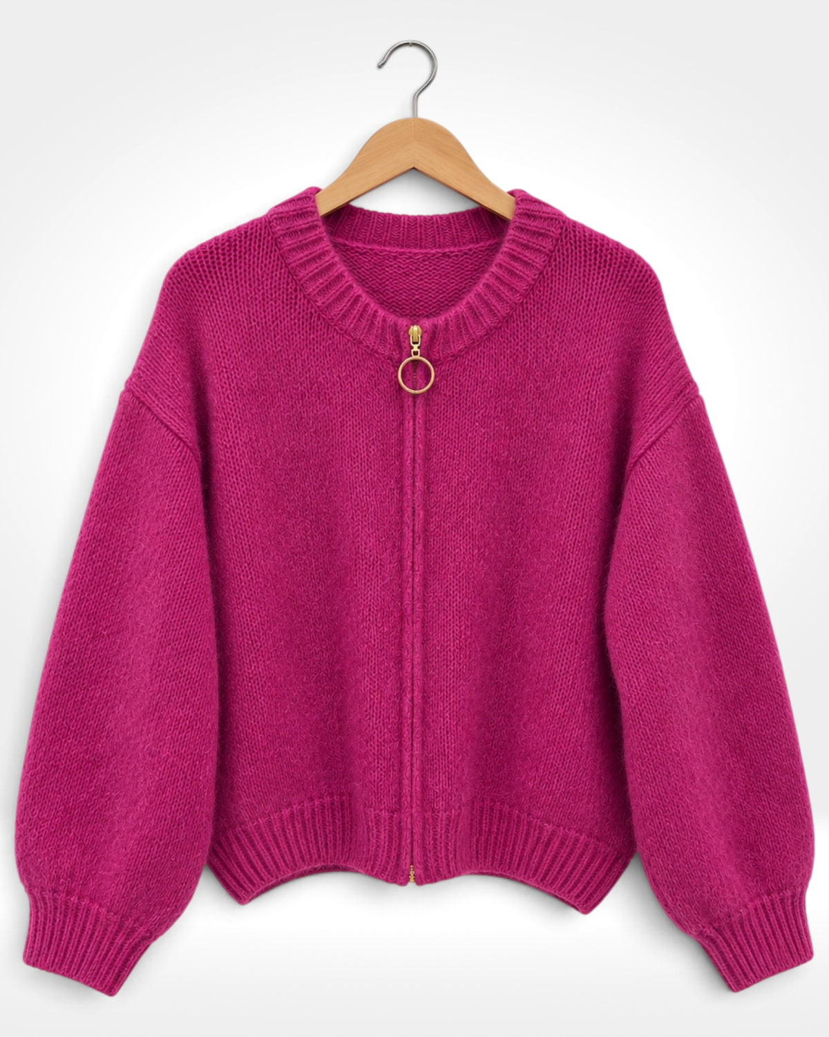 The Mohair Relaxed Knit Cardigan
