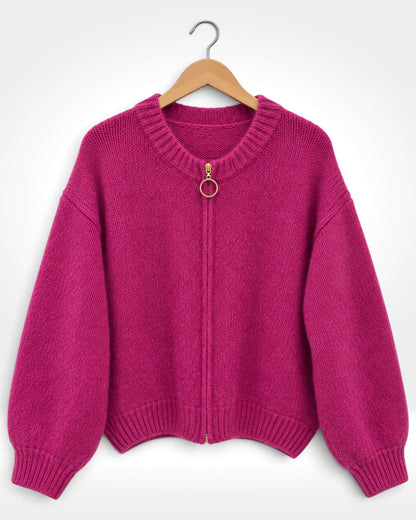 The Mohair Relaxed Knit Cardigan