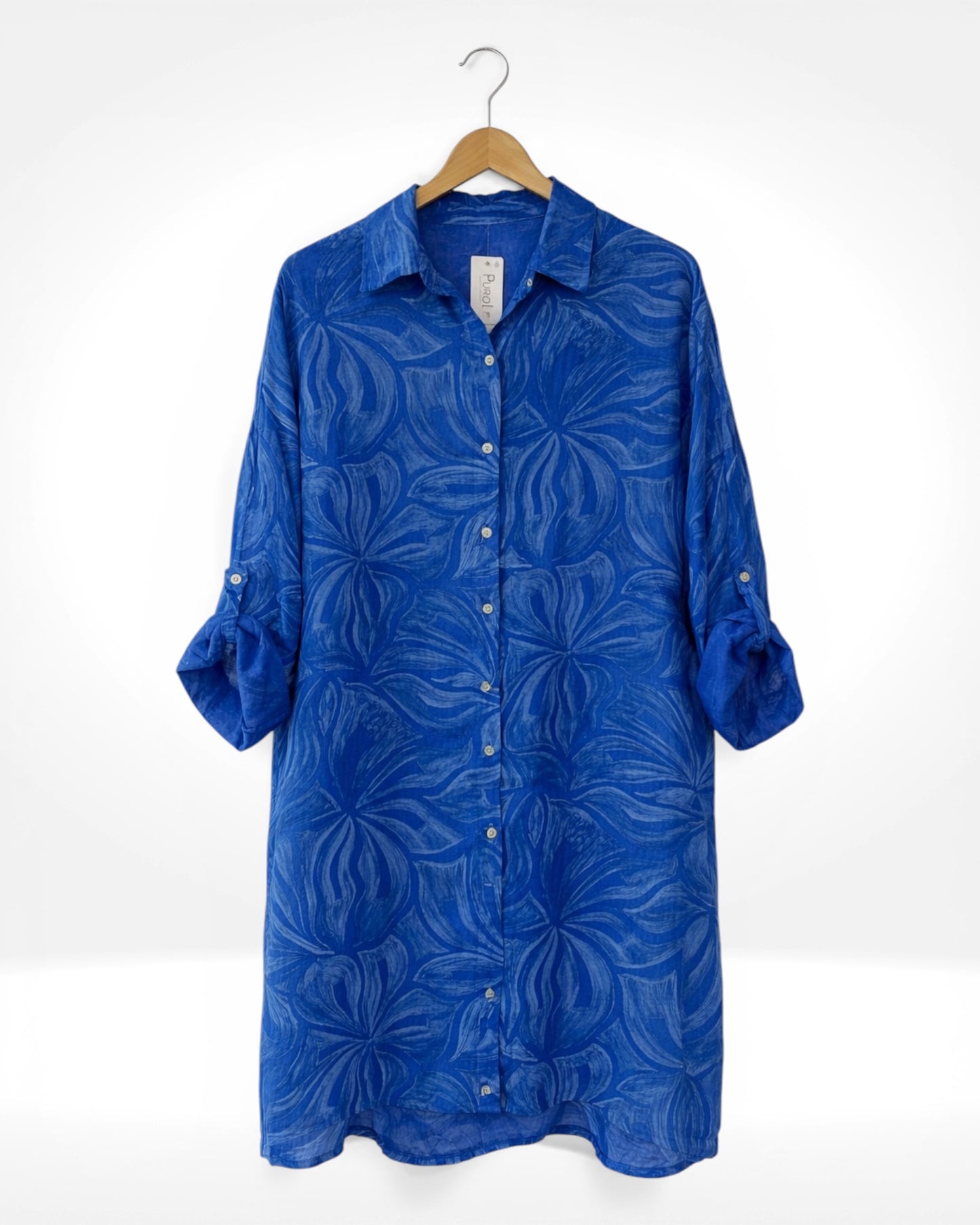 Wild Bloom Linen Shirt