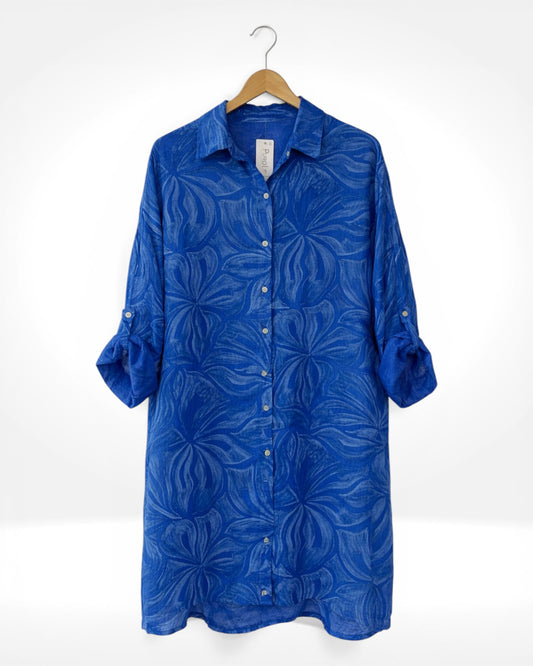 Wild Bloom Linen Shirt