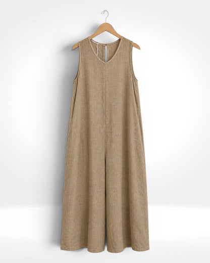 Palazzo Linen Jumpsuit