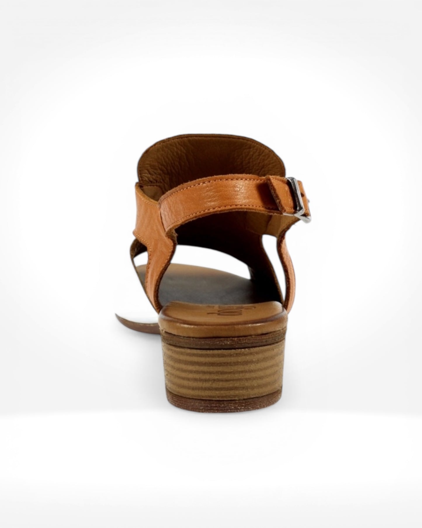 Jaden White Leather Sandal