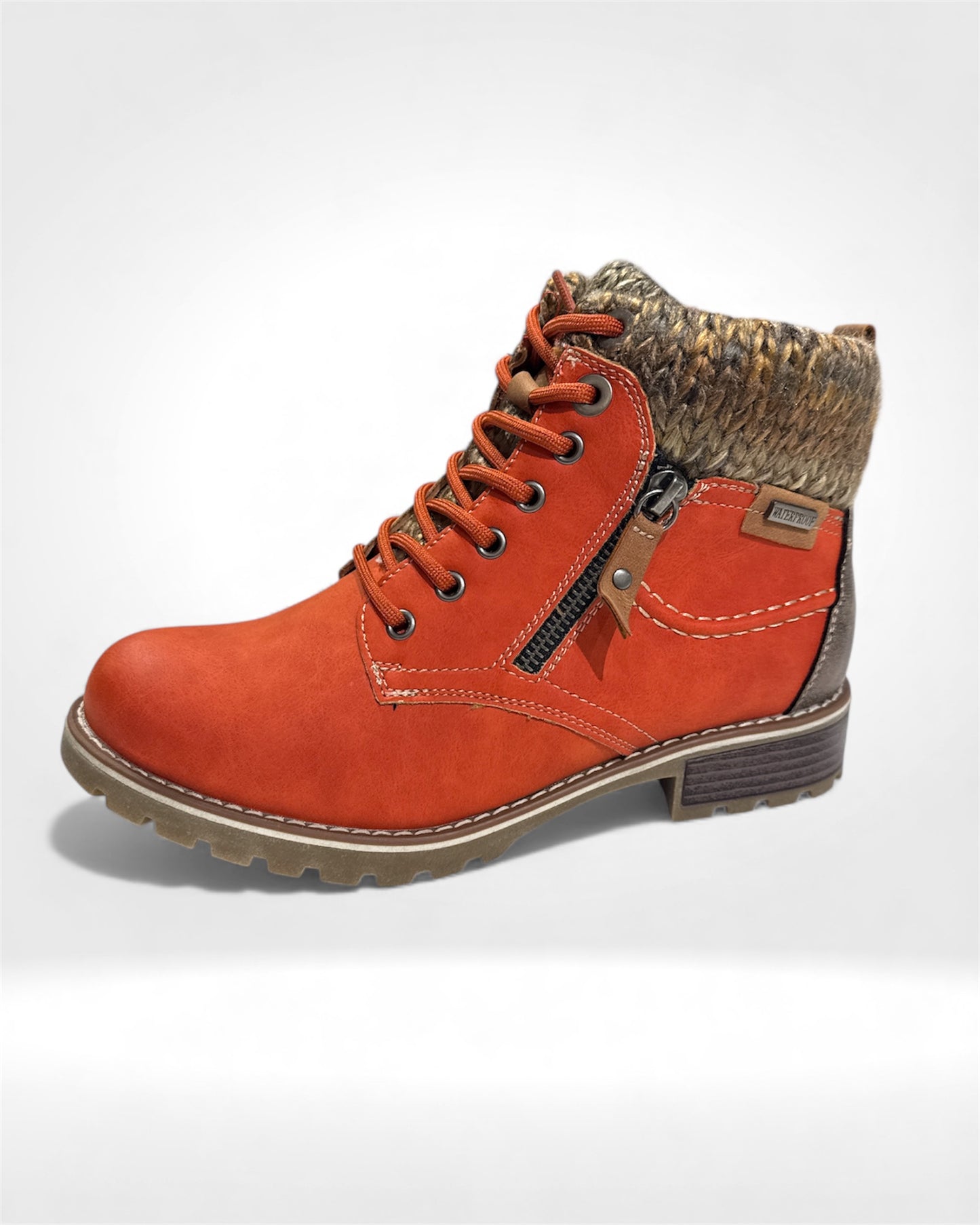 Cozy Trek Waterproof Knit-Cuff Winter Boot