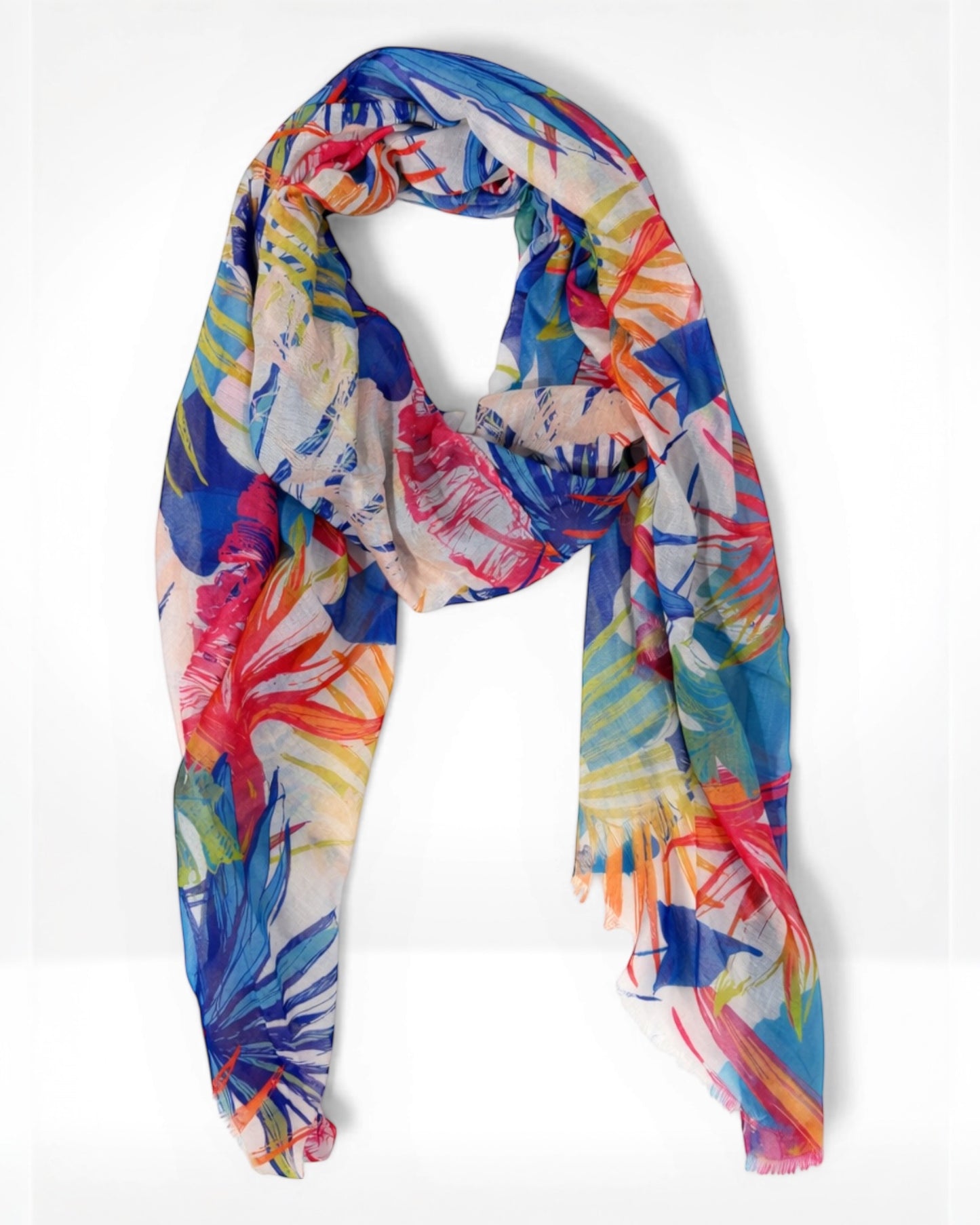 Tropical Breeze Print Scarf