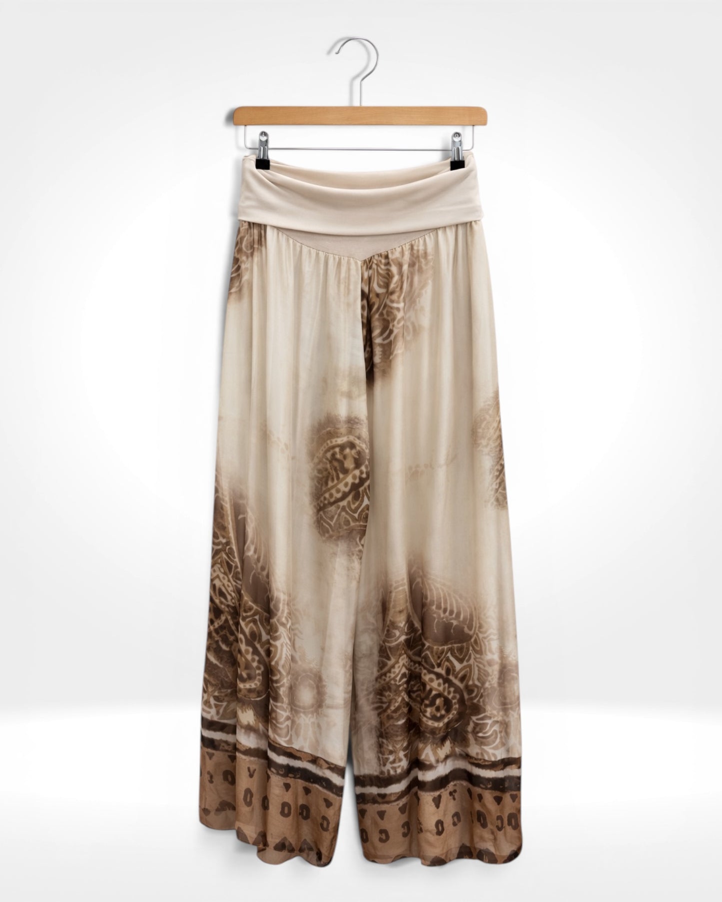 Paisley Silk Trousers