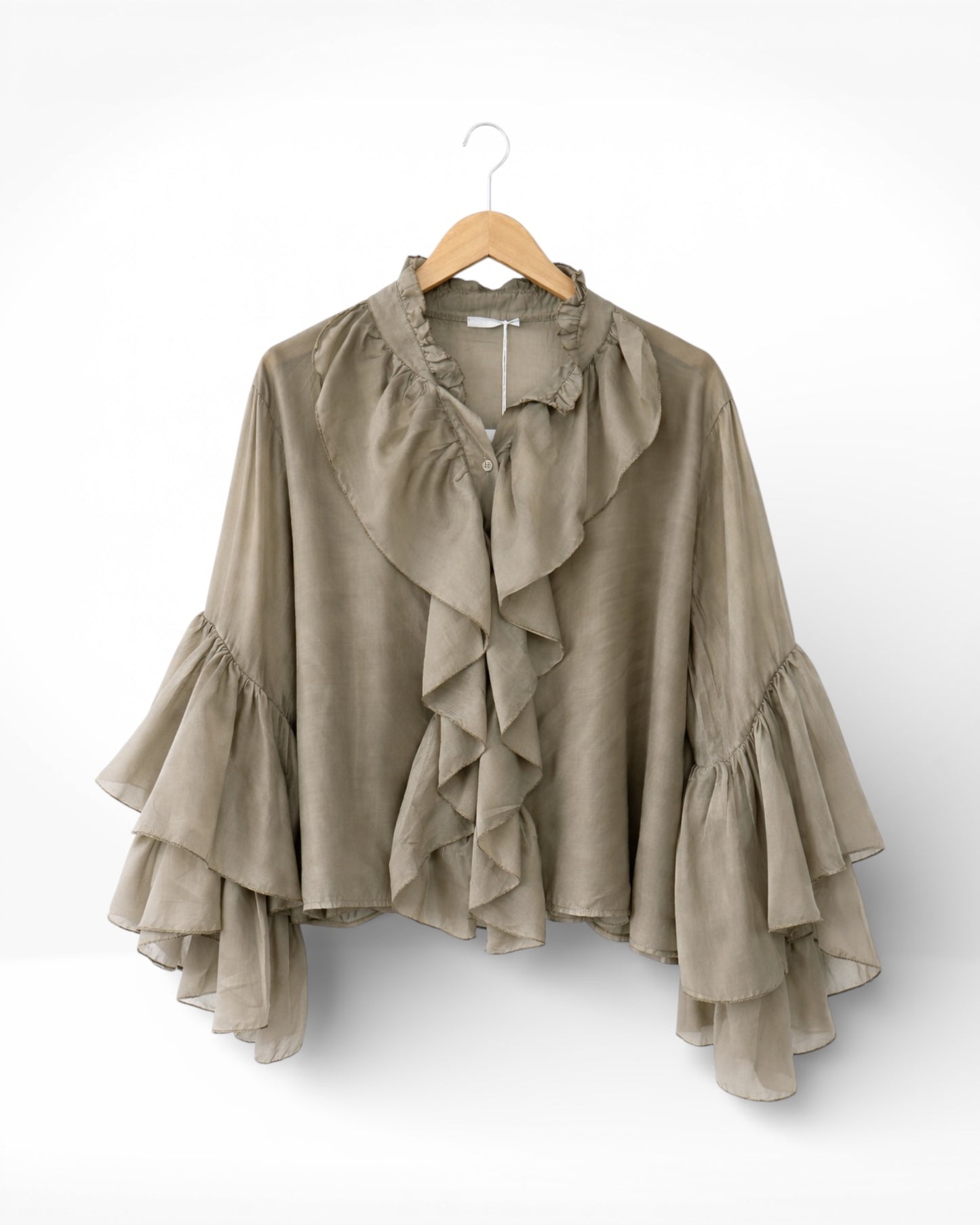 The Ruffle Chiffon Blouse