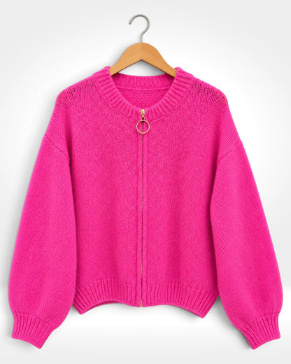 The Mohair Relaxed Knit Cardigan