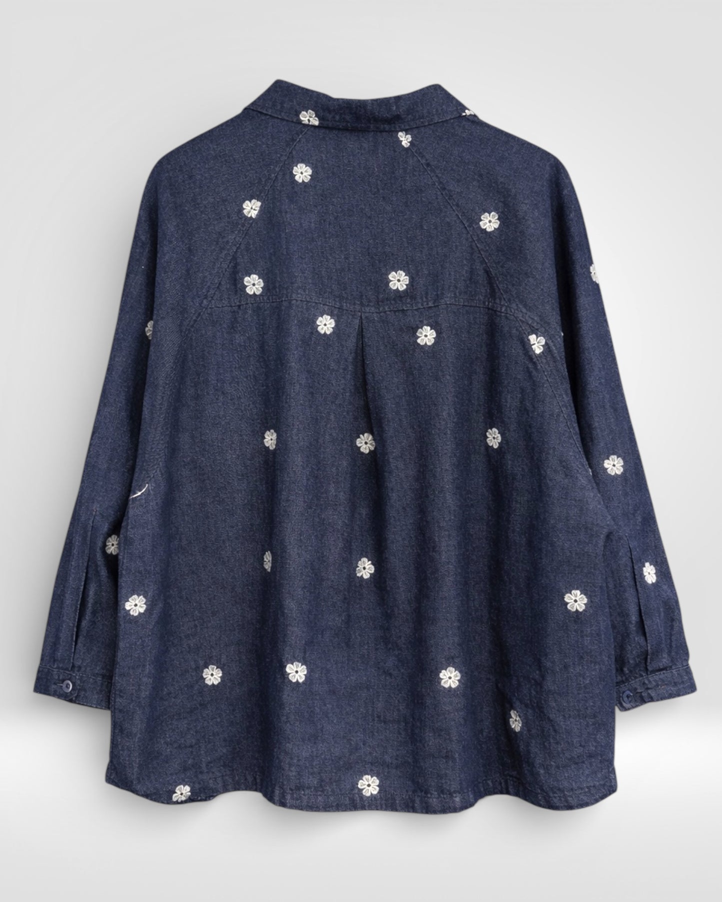 Indigo Daisy Relaxed Jacket (Bella Blue)