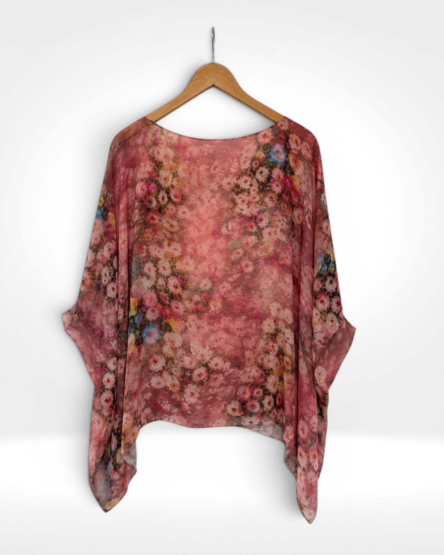 Silk Garden Batwing Short Top