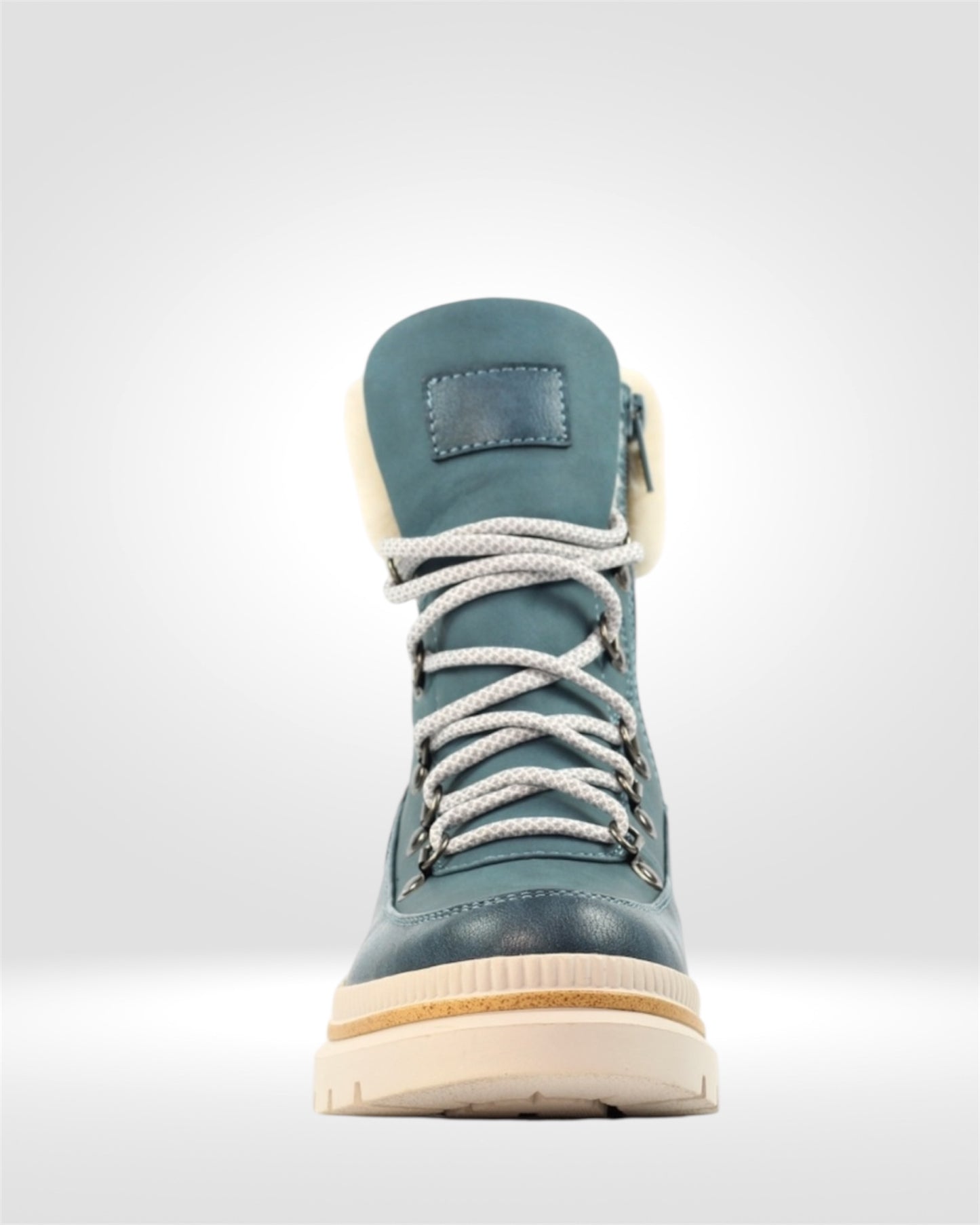 Evelyn Mid Blue Waterproof Boot