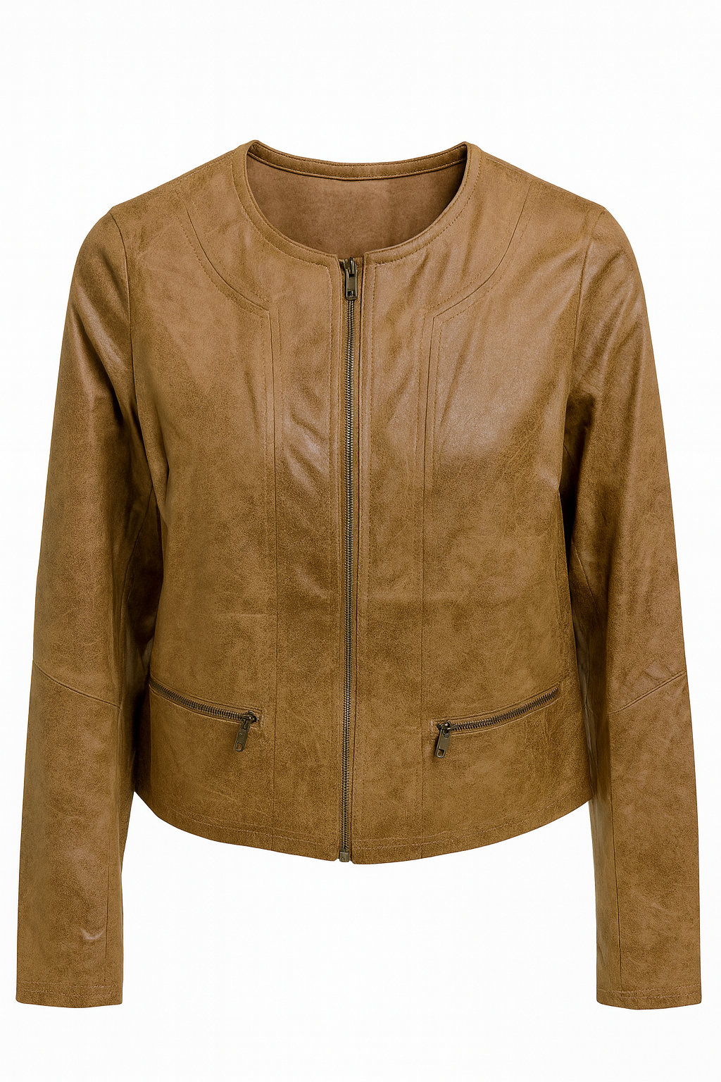Soft Faux Leather Jacket