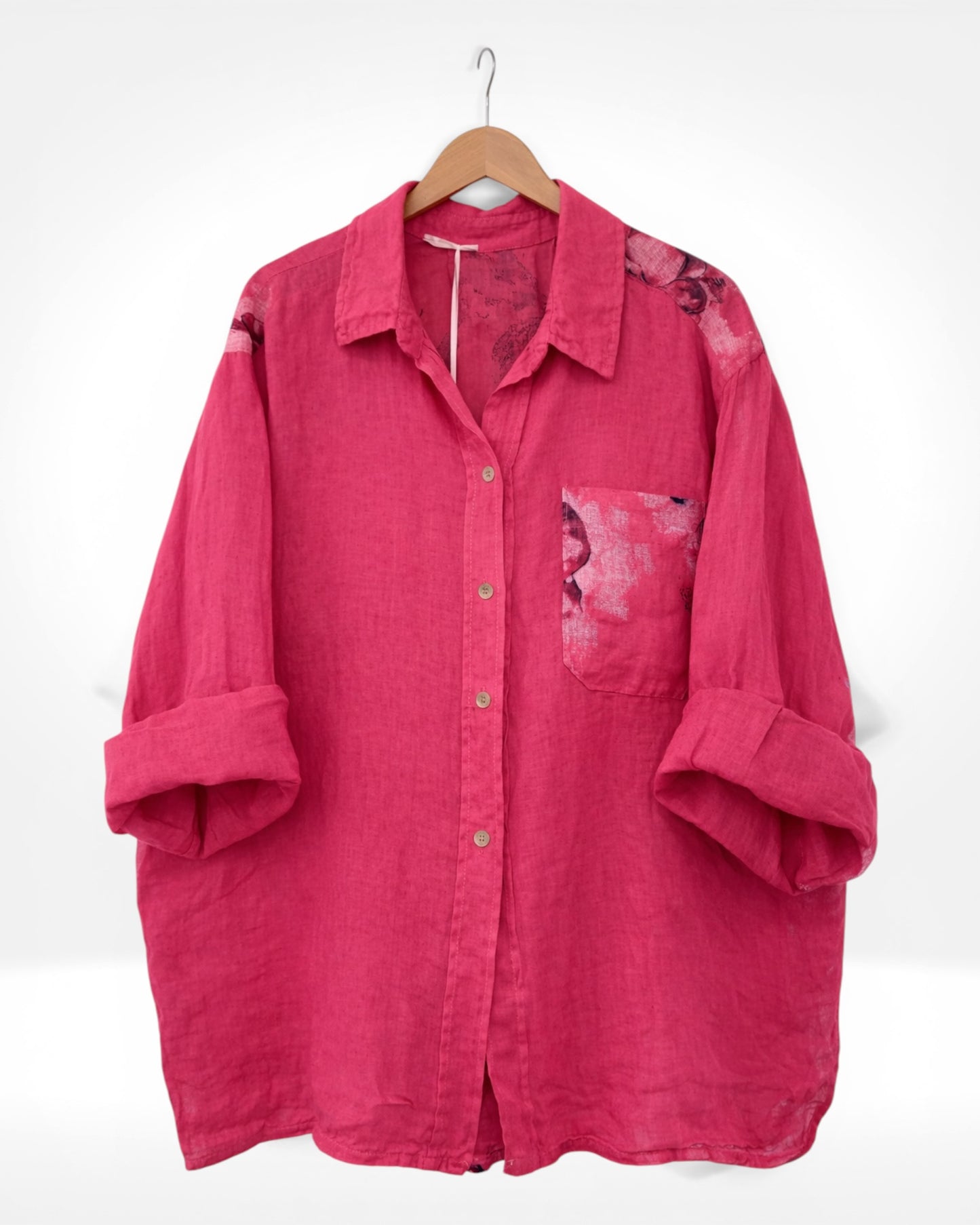 Blossom Breeze Linen Shirt