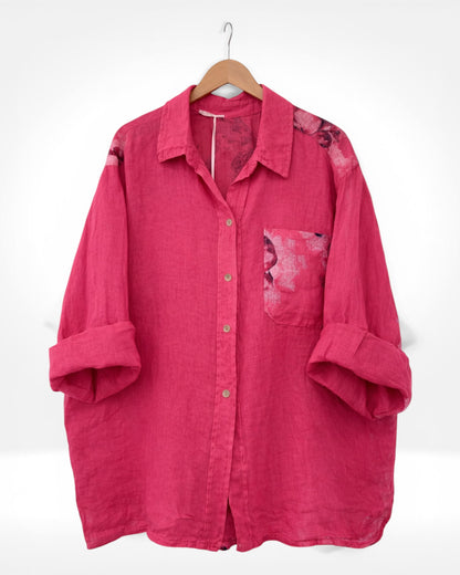 Blossom Breeze Linen Shirt