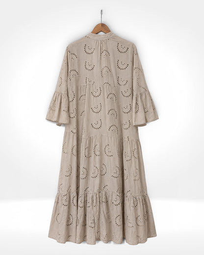 The Positano Broderie Maxi Dress
