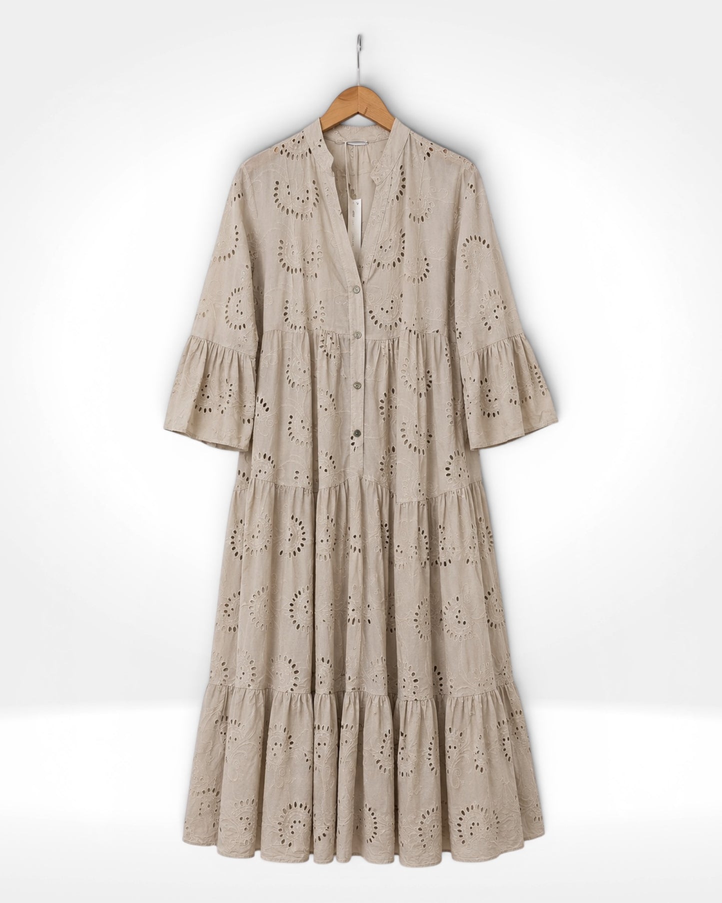 The Positano Broderie Maxi Dress