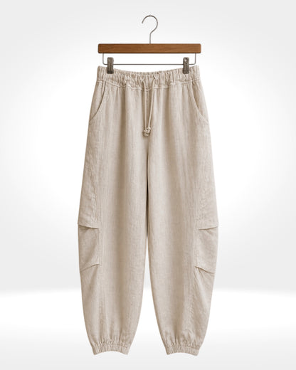 Easy Linen Cargo Trousers