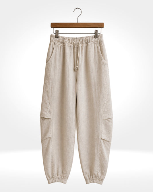 Easy Linen Cargo Trousers