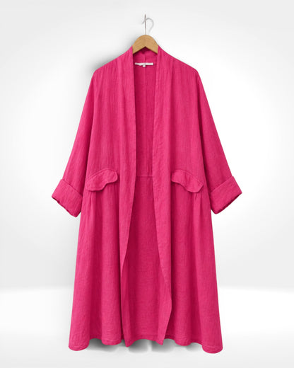 Willow Linen Duster Coat