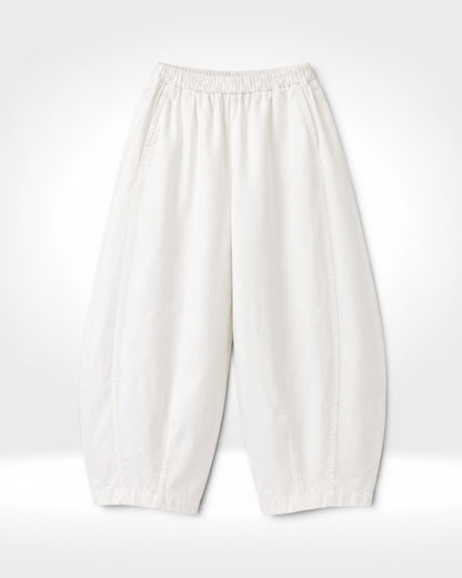 Cotton Bubble Trousers (Bella Blue)