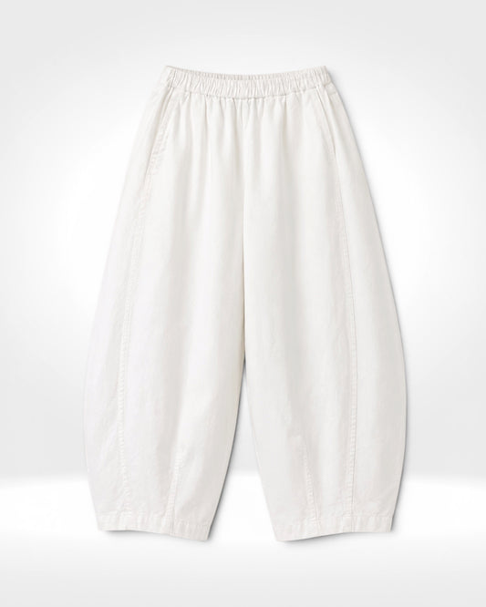Cotton Bubble Trousers (Bella Blue)