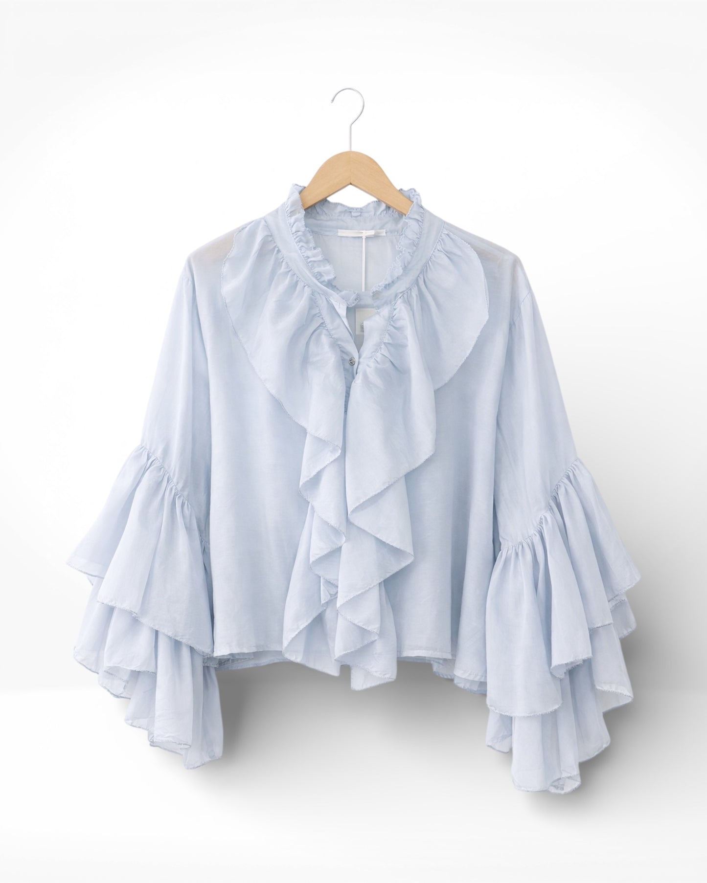 The Ruffle Chiffon Blouse