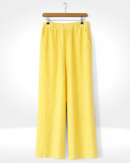 Linen Wide Leg Trousers