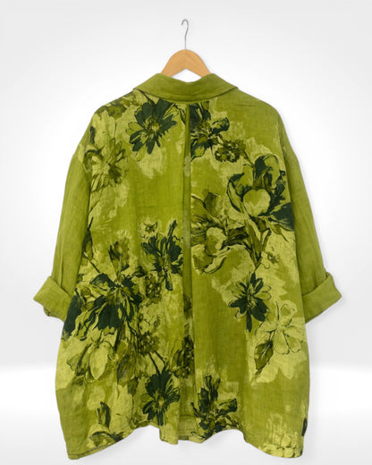 Blossom Breeze Linen Shirt