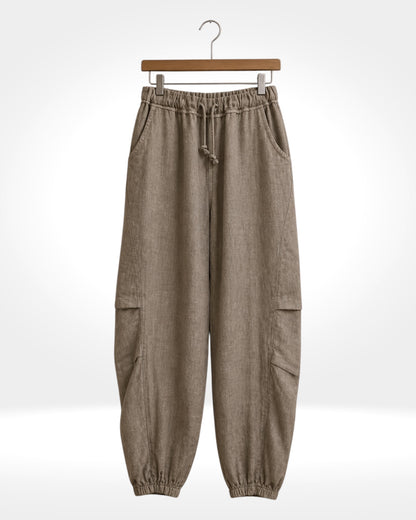 Easy Linen Cargo Trousers