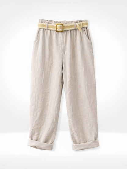 Sienna Linen Belted Pant