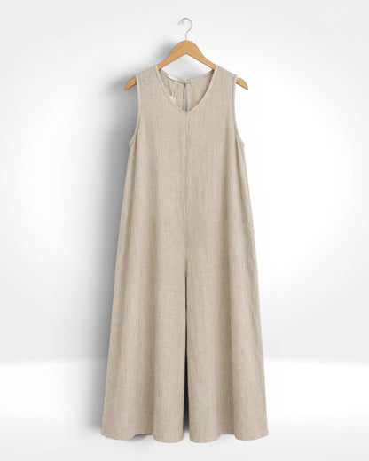 Palazzo Linen Jumpsuit