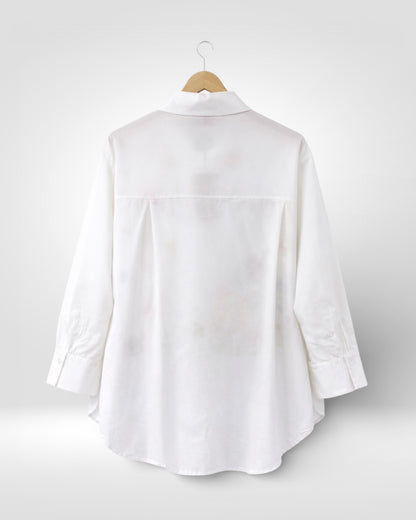 Meadow Stitch Cotton Button-Down