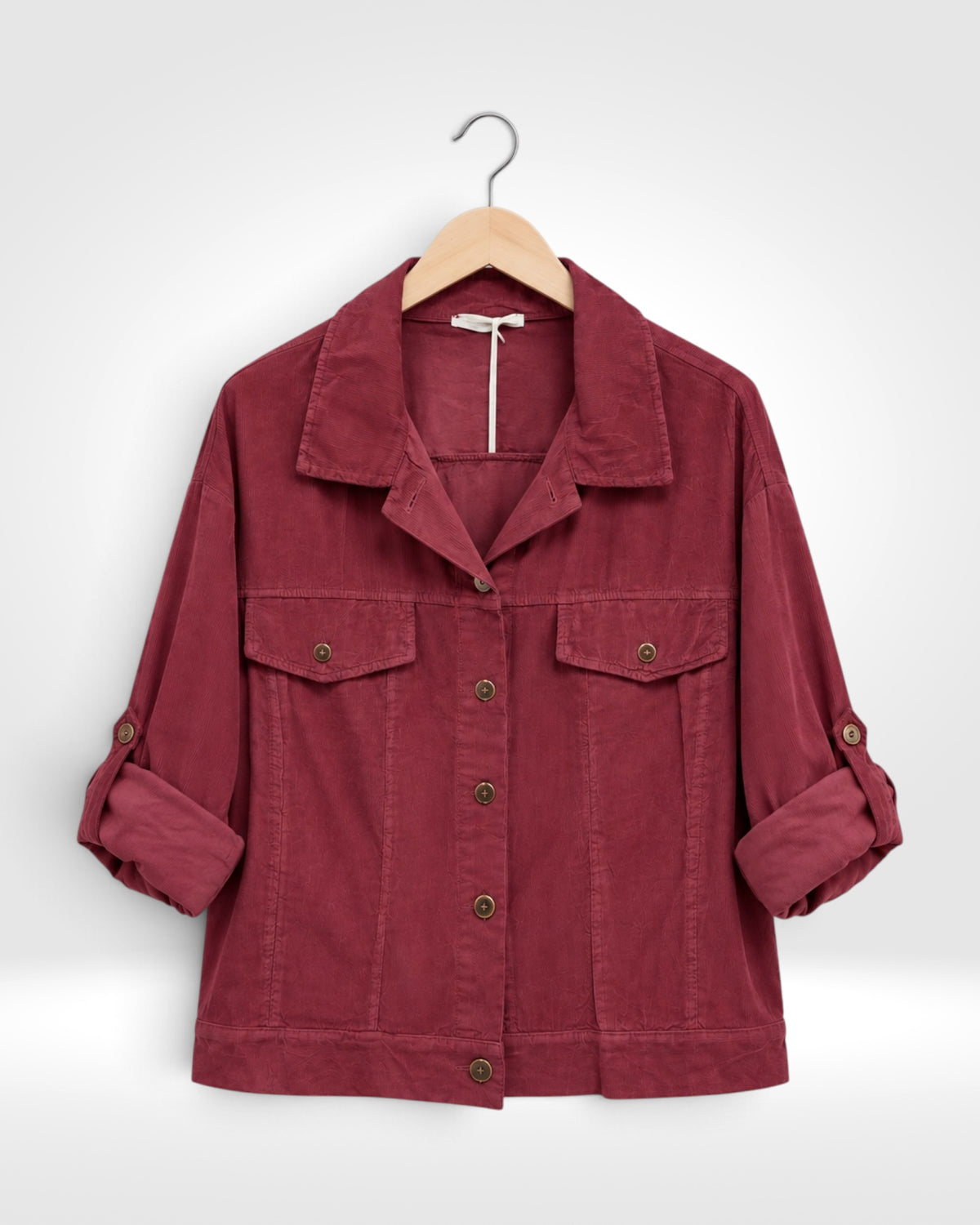 Italian Fine Cord Lightweight Shirt Jacket