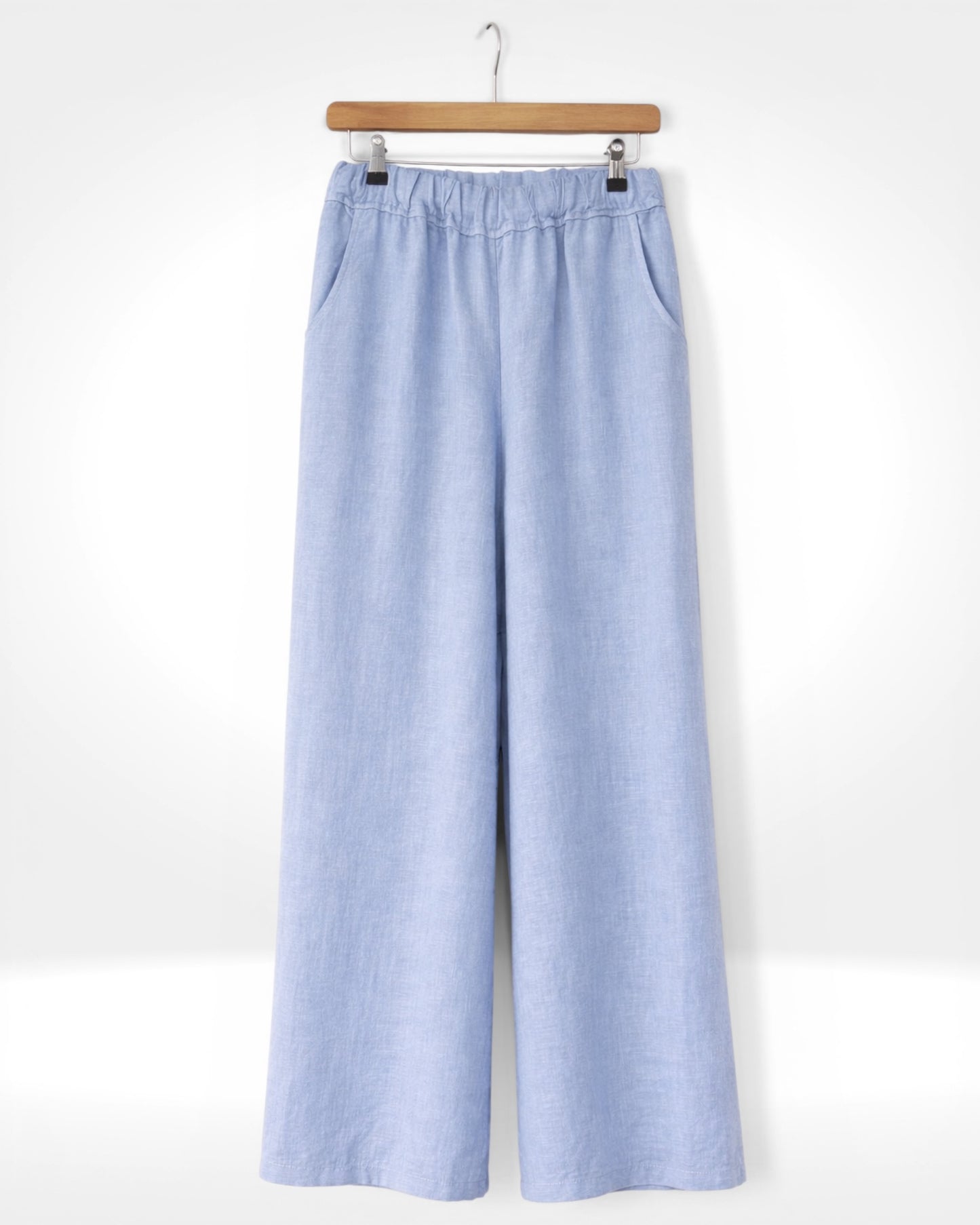 Linen Wide Leg Trousers