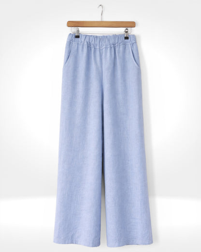 Linen Wide Leg Trousers