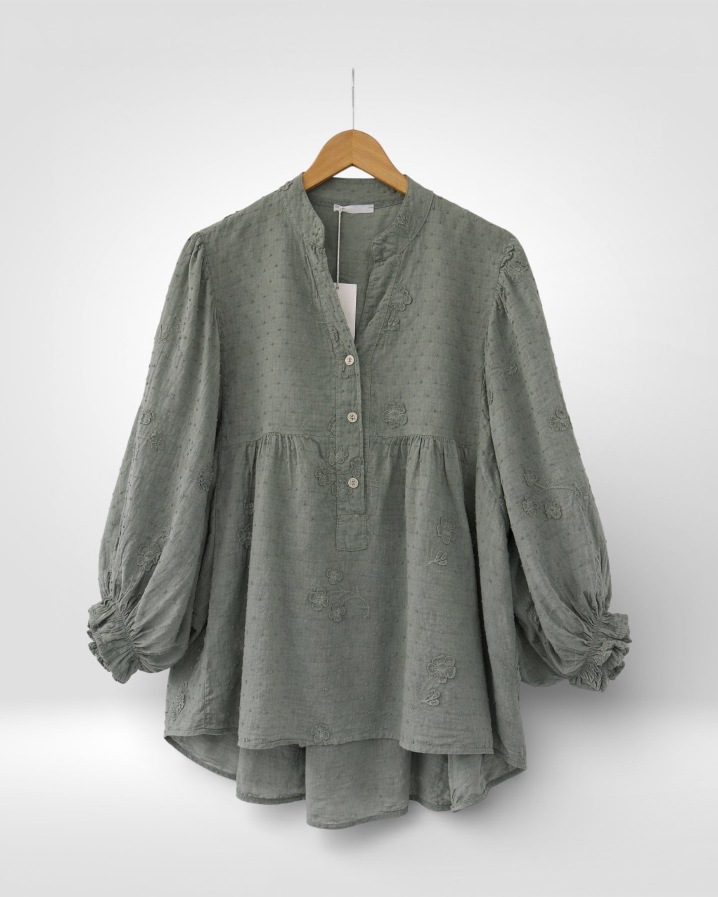 Embroidered Cotton Blouse