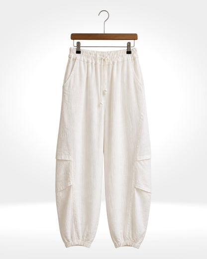 Easy Linen Cargo Trousers