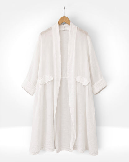 Willow Linen Duster Coat
