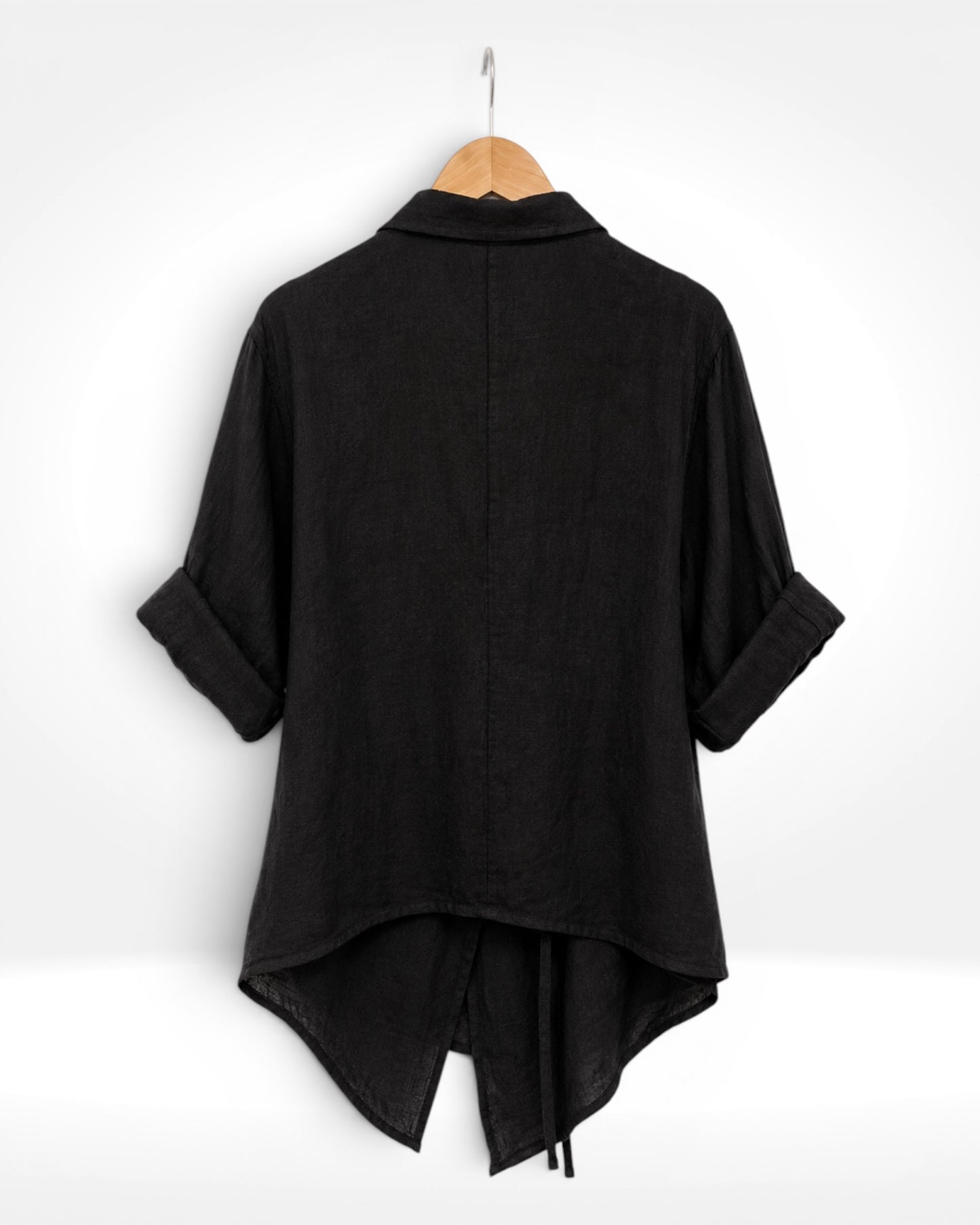 Linen Wrap Top