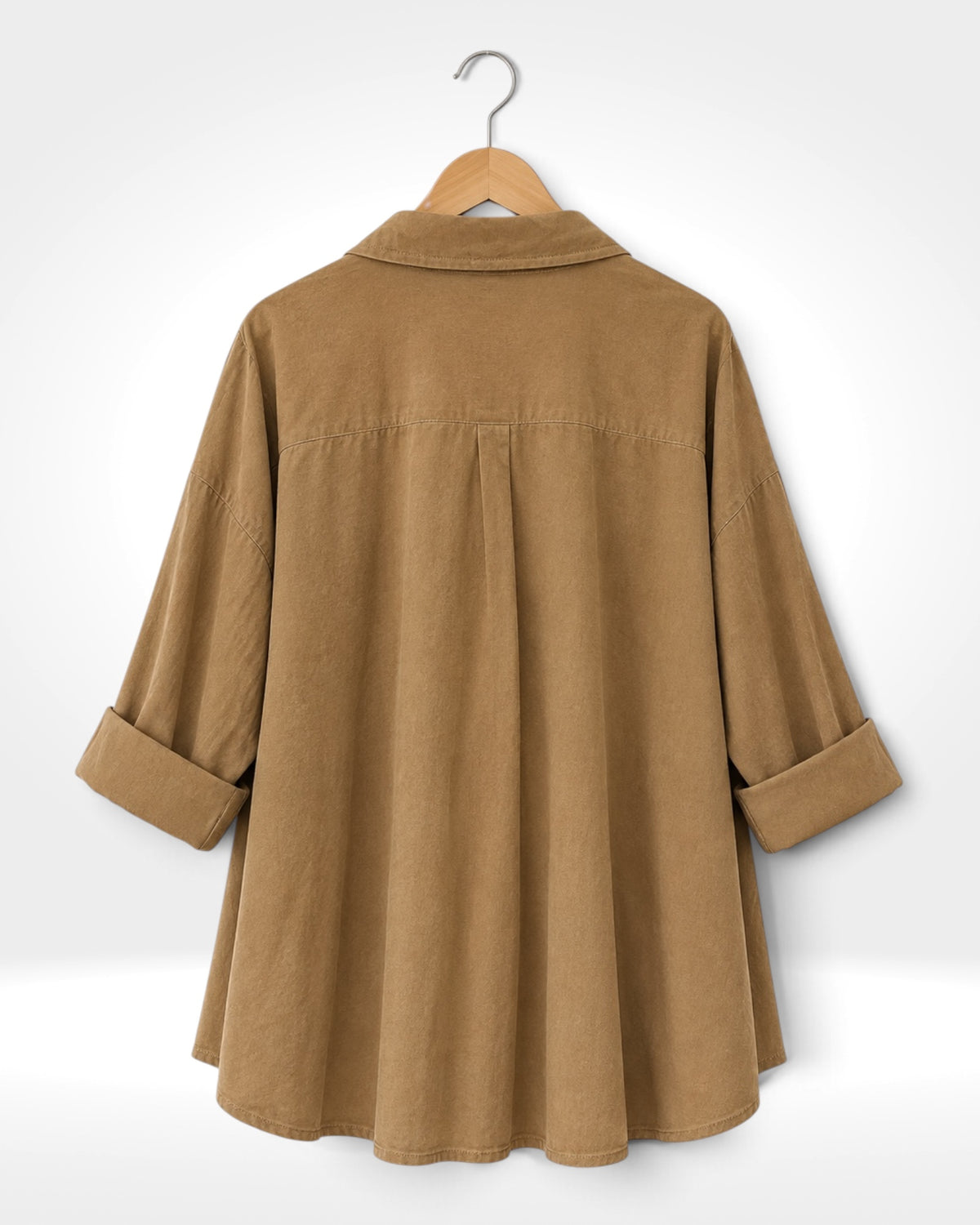 Sienna Fine Needlecord High-Low Shirt